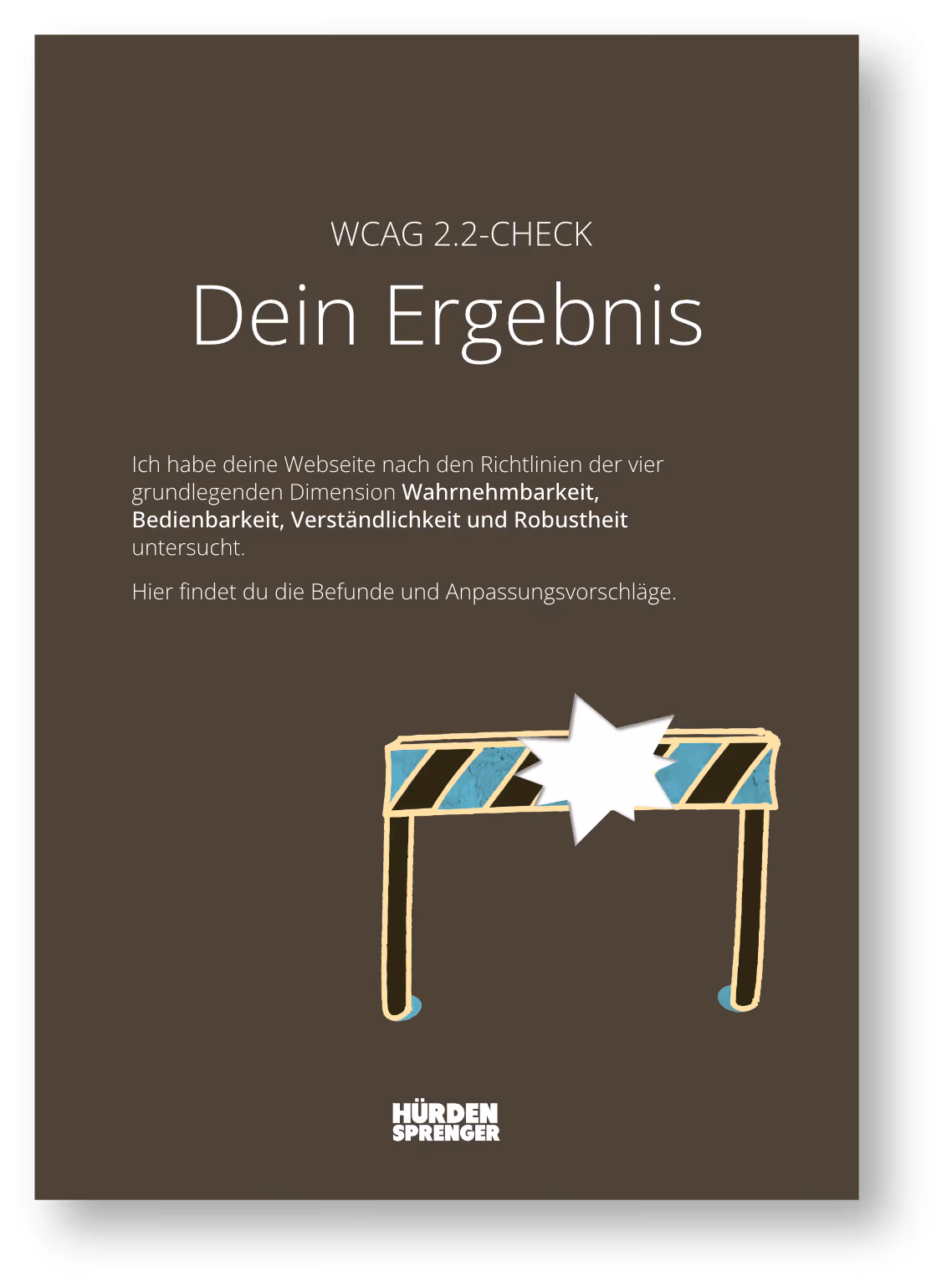 Beispielaudit: Kapiteleinstieg  (in diesem Fall zum Bereich "Wahrnehmbar")